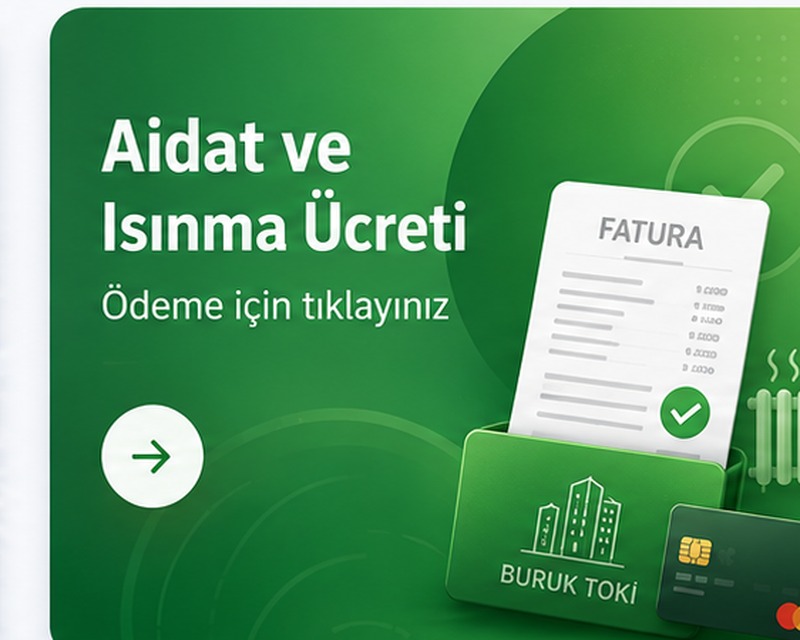 Aidat ve ısınma ücreti ödeme